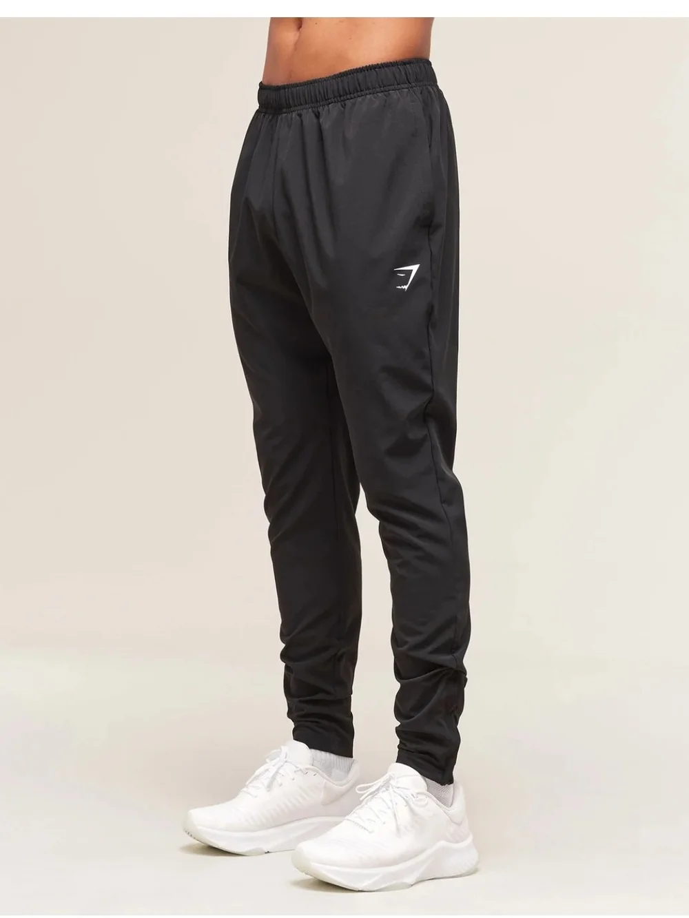 GYMSHARK Mens Sweatpants Joggers Black Size M